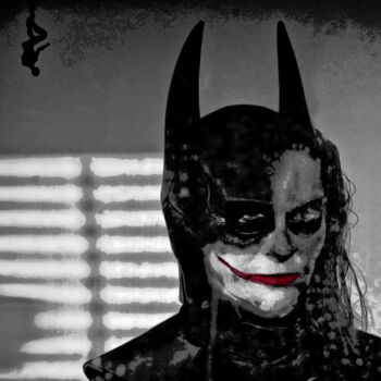摄影 标题为“BatJoke B/W” 由Stefan Pfeiffenberger (Mr. Pipesmountain), 原创艺术品, 操纵摄影