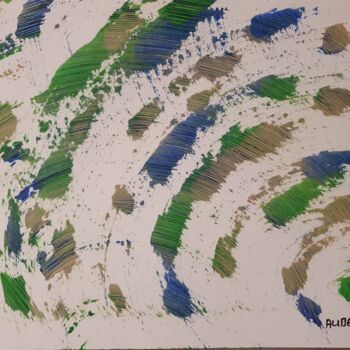 Painting titled "la ronde" by Laurie Aubéry, Original Artwork, Acrylic