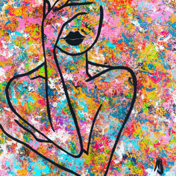 "Disbelief" başlıklı Tablo Majo Portilla tarafından, Orijinal sanat, Akrilik