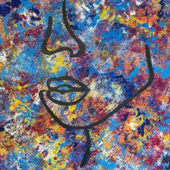 "Hola" başlıklı Tablo Majo Portilla tarafından, Orijinal sanat, Akrilik