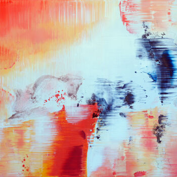Peinture intitulée "100 x 140, Ohne Tit…" par Konstantin Grabowski, Œuvre d'art originale, Huile Monté sur Châssis en bois