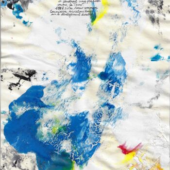 Peinture intitulée "(1987) Intransigean…" par Sarah Leseigneur, Œuvre d'art originale, Gouache