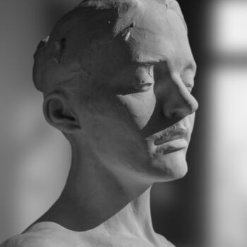 "portrait" başlıklı Heykel Bogdan Tolbariu tarafından, Orijinal sanat, Alçı