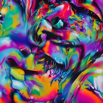 Arts numériques intitulée "Misantropo #6" par Danyel Carinzia, Œuvre d'art originale, Peinture numérique