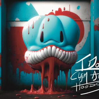 Arts numériques intitulée "Meaty Munchies" par Gustavo Castillo, Œuvre d'art originale, Peinture numérique