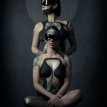 Photography titled "Futurist Body II Di…" by Cédric Brion, Original Artwork, Digital Photography Mounted on Aluminium