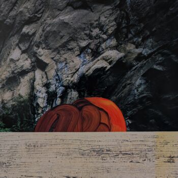 Collages titled "Petit paysage 03/24…" by Dé Chapelet, Original Artwork, Collages