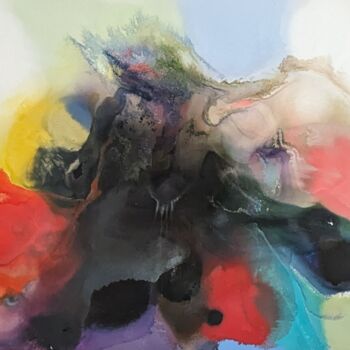 Painting titled "Ethereal Echoes" by Iliad Sabchi, Original Artwork, Acrylic