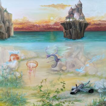 제목이 "Gregory Pyra Piro s…"인 미술작품 Gregory Pyra Piro로, 원작, 기름 나무 들것 프레임에 장착됨