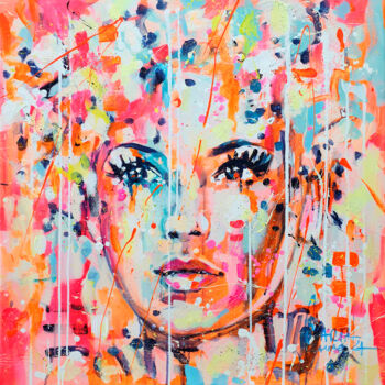 Peinture intitulée "Charm" par Marta Zawadzka, Œuvre d'art originale, Acrylique Monté sur Châssis en bois