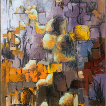 Schilderij getiteld "From the collection…" door Datis Golmakani, Origineel Kunstwerk, Acryl