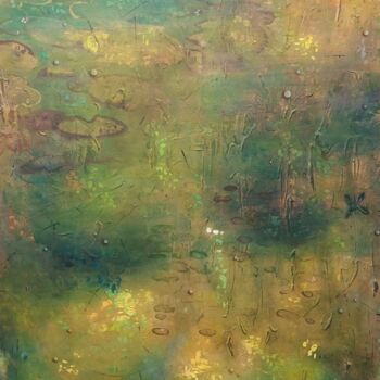 Peinture intitulée "Demoiselles" par Emmanuelle Gaillard, Œuvre d'art originale, Acrylique Monté sur Châssis en bois