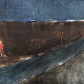 Peinture intitulée "Codzienności nr 8" par Katarzyna Stopińska, Œuvre d'art originale, Huile