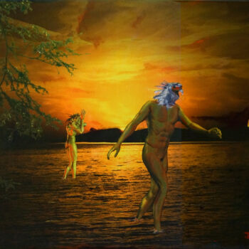 Painting titled "Drôles d'Oiseaux" by Jean-Louis Manuel, Original Artwork, Oil