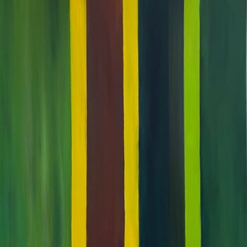 Painting titled "Abstraction N 1" by Anna Pavlovich-Naneva, Original Artwork, Oil Mounted on Wood Stretcher frame