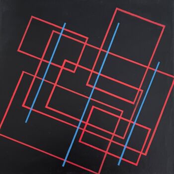 绘画 标题为“Rectangles I” 由Jean-Marc Gardeux, 原创艺术品, 丙烯