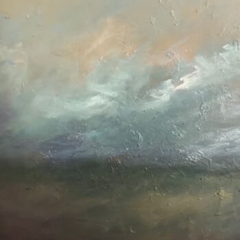 Pintura intitulada "Horizon Series ll/lV" por Lee Davis, Obras de arte originais, Acrílico Montado em Armação em madeira