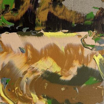 Painting titled "Landscape imprints…" by Olia Blagov, Original Artwork, Acrylic