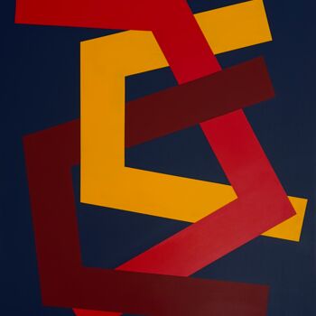 Peinture intitulée "Intrications I" par Jean-Marc Gardeux, Œuvre d'art originale, Acrylique