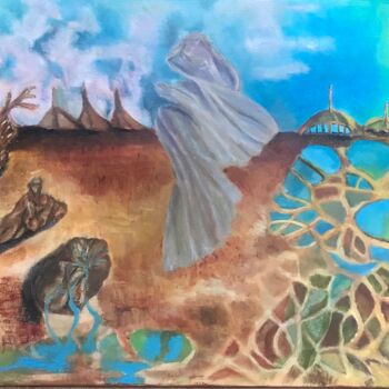 Pintura titulada "Een onbekende hoek…" por Sylwia Claessen, Obra de arte original, Oleo