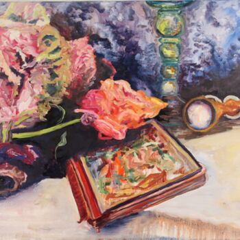 Pittura intitolato "Poetry" da Christa Riemann, Opera d'arte originale, Olio Montato su Telaio per barella in legno
