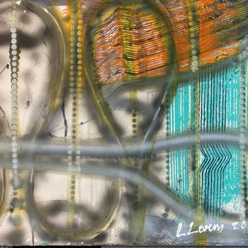 Painting titled "Abstracción 2013 Re…" by Paco Llorens, Original Artwork, Acrylic