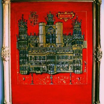 Painting titled "NONSUCH" by Michel Robitaille, Original Artwork, Oil