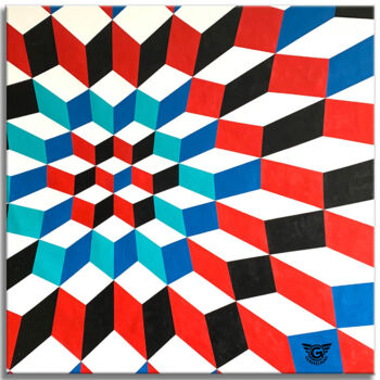 "From Core" başlıklı Tablo Gardani tarafından, Orijinal sanat, Akrilik Ahşap Sedye çerçevesi üzerine monte edilmiş