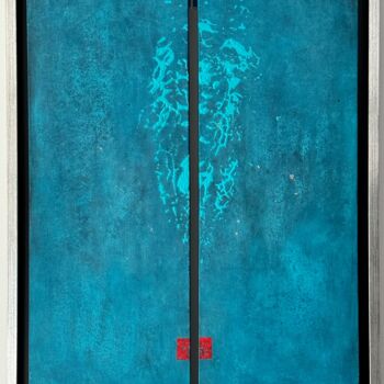 "26d" başlıklı Tablo Farid Bellal tarafından, Orijinal sanat, Akrilik Ahşap Sedye çerçevesi üzerine monte edilmiş