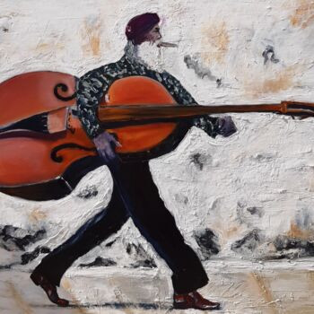 Peinture intitulée "Danses du Monde" par Florence Forthoffer, Œuvre d'art originale, Huile Monté sur Châssis en bois