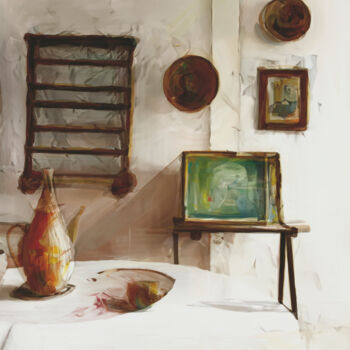 Design titled "Home Memories" by Lorenzo Pittau, Original Artwork, Table art