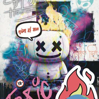 数字艺术 标题为“The end of the world” 由Gustavo Castillo, 原创艺术品, 数字拼贴