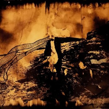 Drawing titled "Politique du taire…" by Camille Escudero, Original Artwork, Pastel