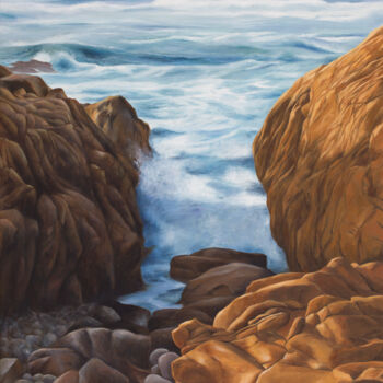 Pintura intitulada "I will find a way" por Giota Vorgia, Obras de arte originais, Óleo Montado em Armação em madeira