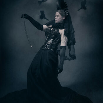 Photographie intitulée "The Sorceress IV 14…" par Cédric Brion, Œuvre d'art originale, Photographie numérique Monté sur Alum…