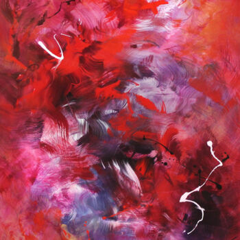 Peinture intitulée "Power Of Love" par Paresh Nrshinga F R S A, Œuvre d'art originale, Acrylique Monté sur Châssis en bois