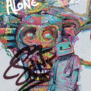 Arte digitale intitolato "Why Alone?" da Gustavo Castillo, Opera d'arte originale, Lavoro digitale 2D