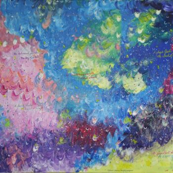 Peinture intitulée "Haven" par Sarah Leseigneur, Œuvre d'art originale, Acrylique Monté sur Châssis en bois