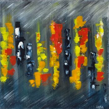 Peinture intitulée "Passage" par Sara Kouyoumdjian, Œuvre d'art originale, Acrylique Monté sur Châssis en bois