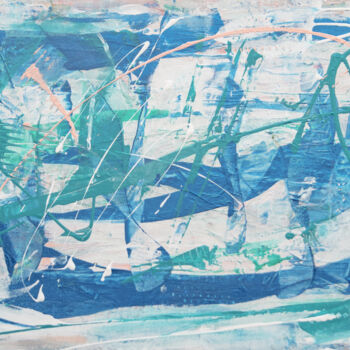 Pintura titulada "The Crossing" por Caren Keyser, Obra de arte original, Acrílico