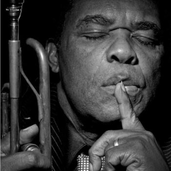 摄影 标题为“Freddie Hubbard” 由Jimmy Katz, 原创艺术品, 电影摄影