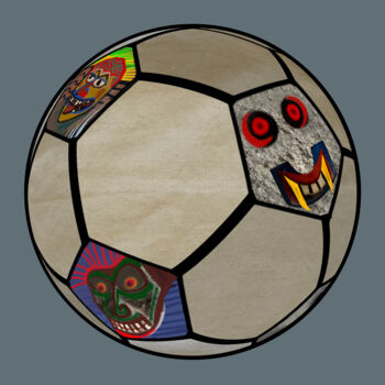 数字艺术 标题为“Ein Maskenball” 由Hans-Dieter Pfundtner, 原创艺术品, 数字油画