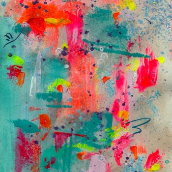 Schilderij getiteld "Springtime Serenade…" door Isa Wulfers, Origineel Kunstwerk, Acryl