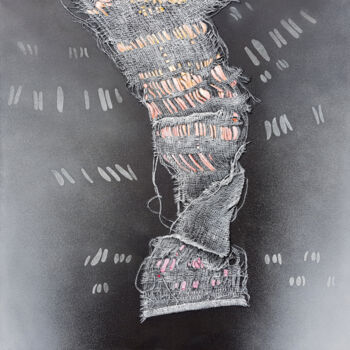Peinture intitulée "Try to move" par Jean-Roch Klethi, Œuvre d'art originale, Huile Monté sur Châssis en bois