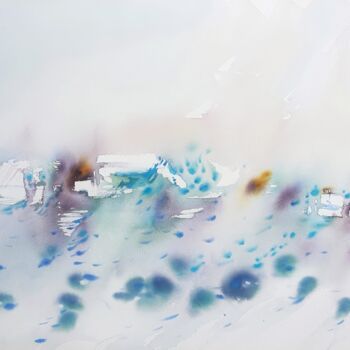 Schilderij getiteld "Akvarell 0029" door Sonia Vinograd, Origineel Kunstwerk, Aquarel
