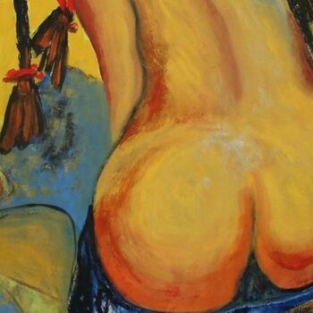 Ζωγραφική με τίτλο "王一豪绘画作品《乐在山水间》" από 一豪 王, Αυθεντικά έργα τέχνης, Λάδι