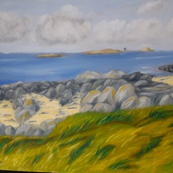 Peinture intitulée "landeda" par Dominique Van De Velde, Œuvre d'art originale, Huile