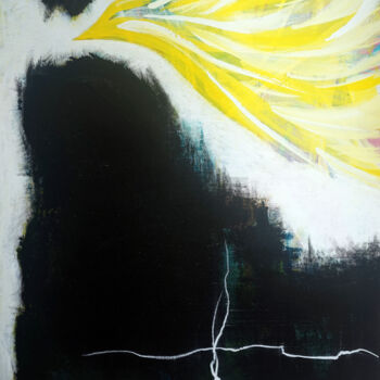 Painting titled "Abraxas" by Gunyoung Byun, Original Artwork, Acrylic Mounted on Wood Stretcher frame