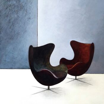 Painting titled "OPEN HEART" by Mea N. Ambrozo, Original Artwork, Acrylic