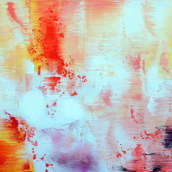 Pittura intitolato ".Ohne Titel, 100 x…" da Konstantin Grabowski, Opera d'arte originale, pigmenti Montato su Telaio per bar…
